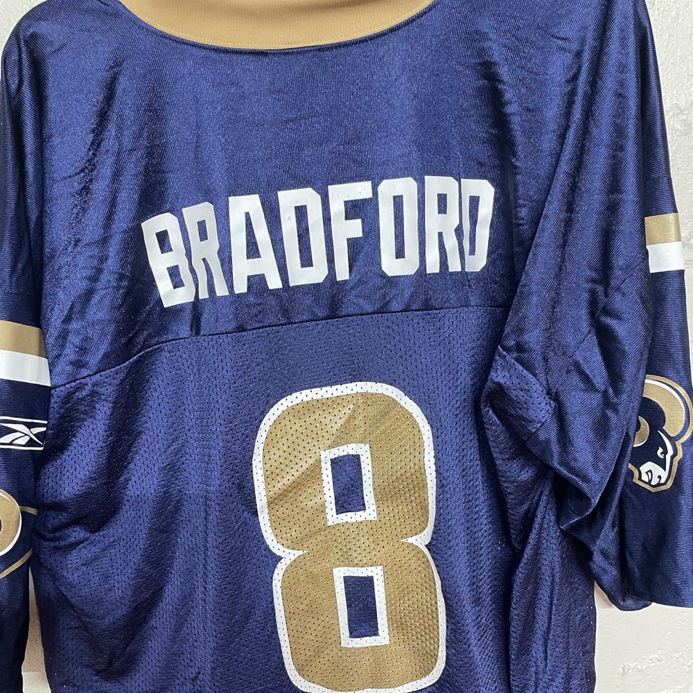 Reebok Premier NFL Jersey St. Louis Rams Sam Bradford Navy sz XL
